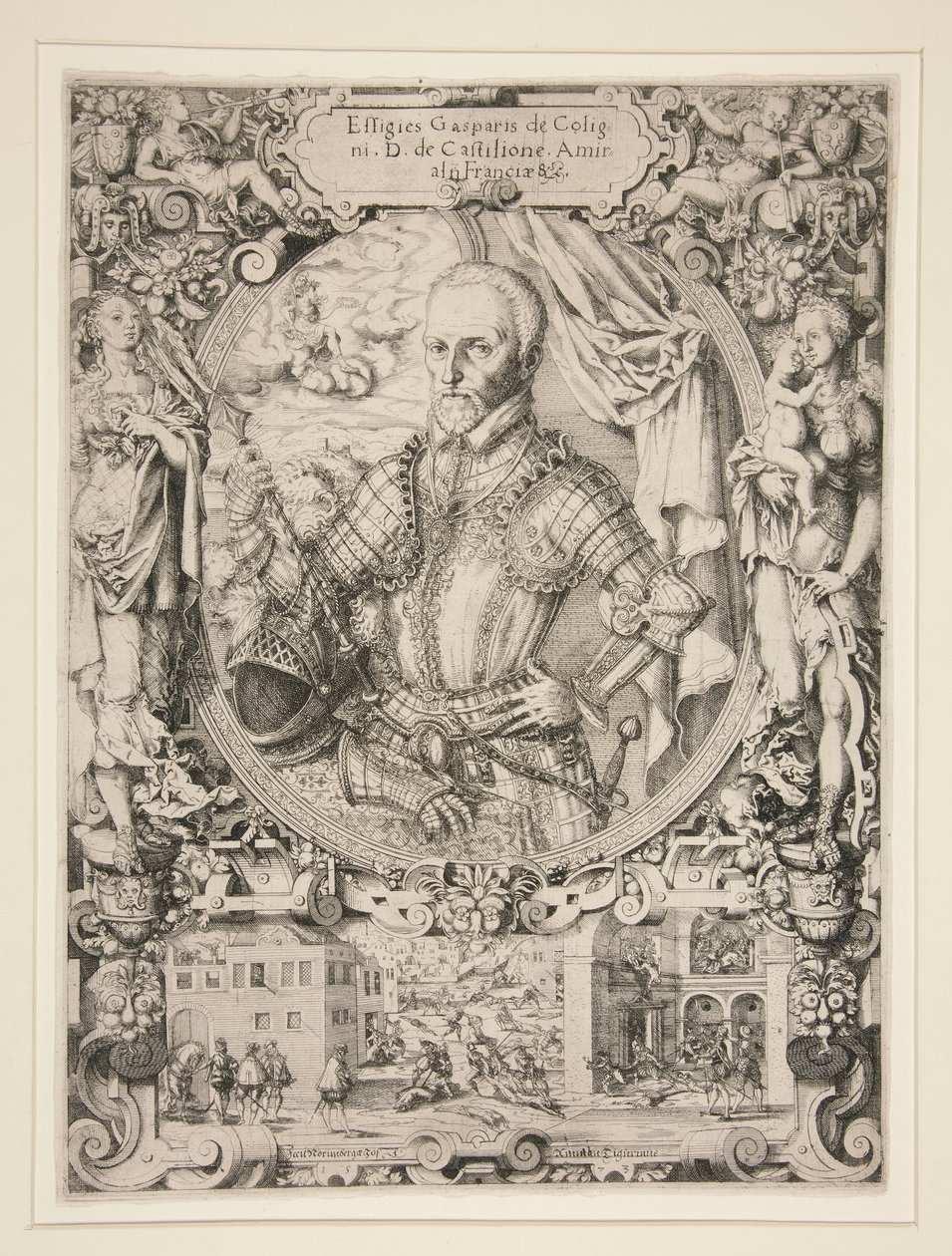 Gaspard de Coligny, Admiral von Frankreich von Jost Amman