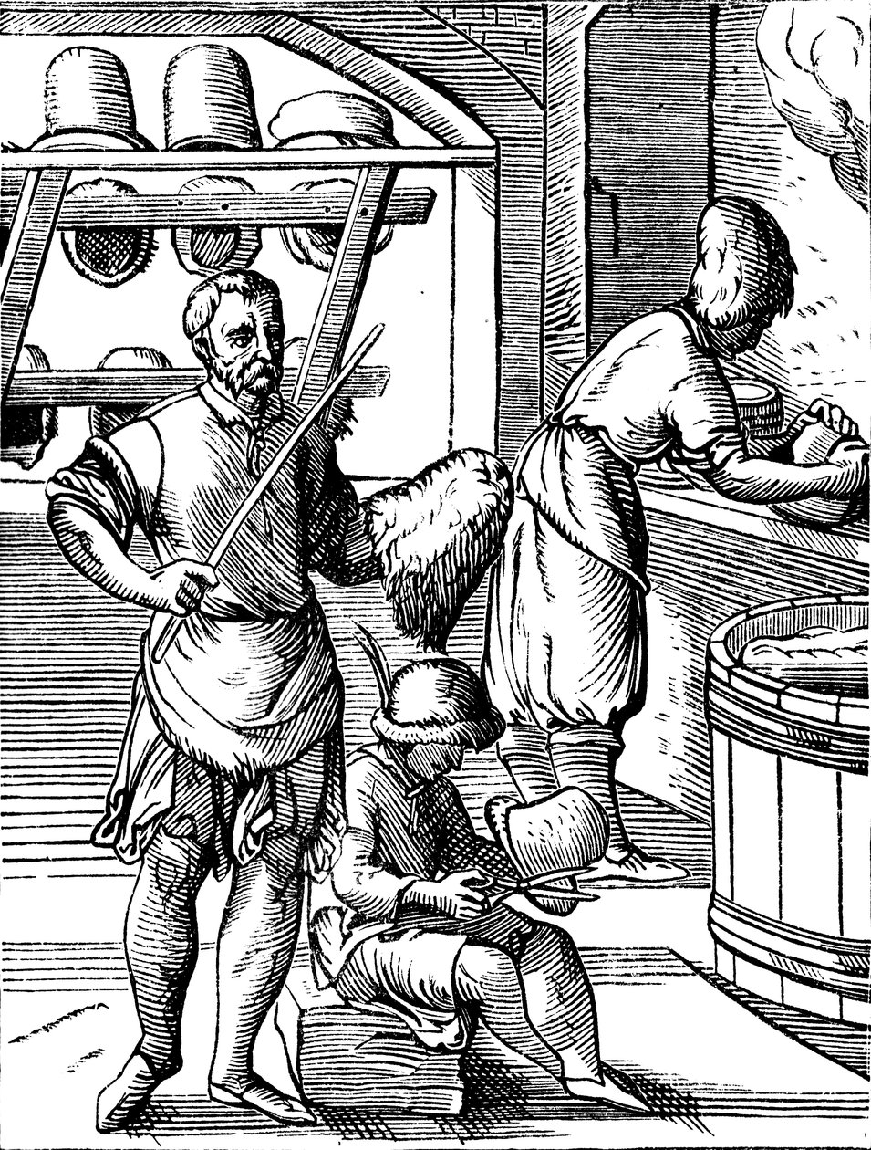 Hutmacher / Modistin von Jost Amman