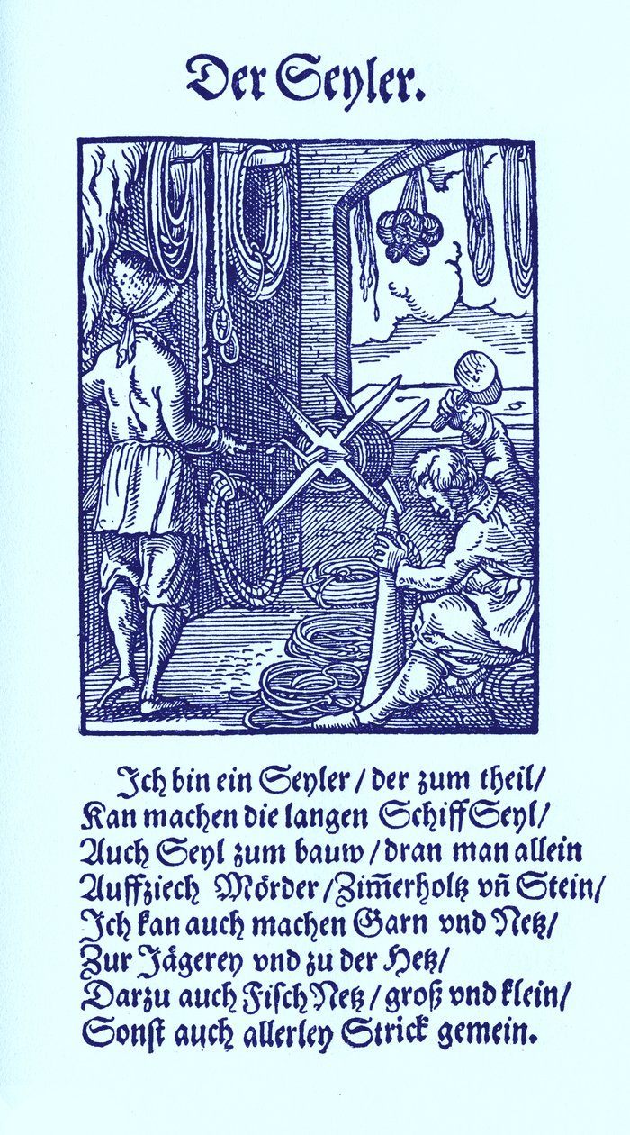 Seilmacher von Jost Amman