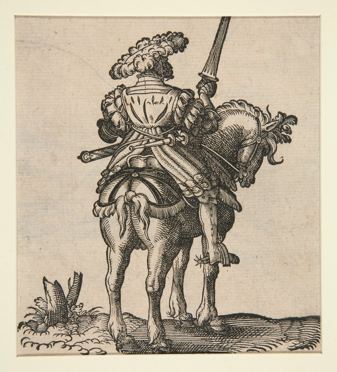 Soldat zu Pferd von Jost Amman