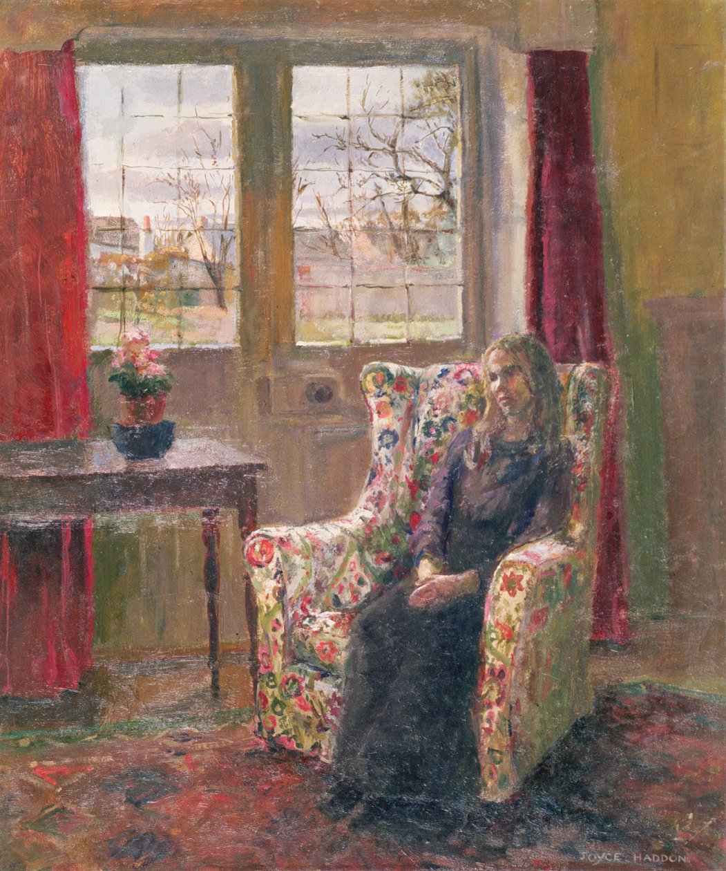 Im Sessel am Fenster von Joyce Haddon