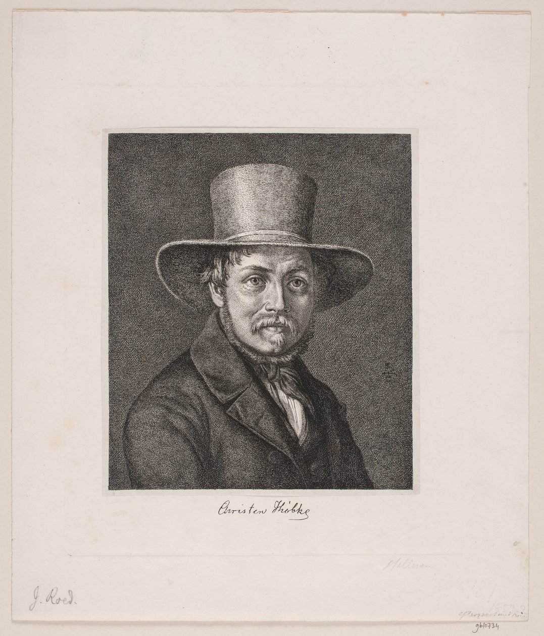 Christen Købke von Jørgen Roed