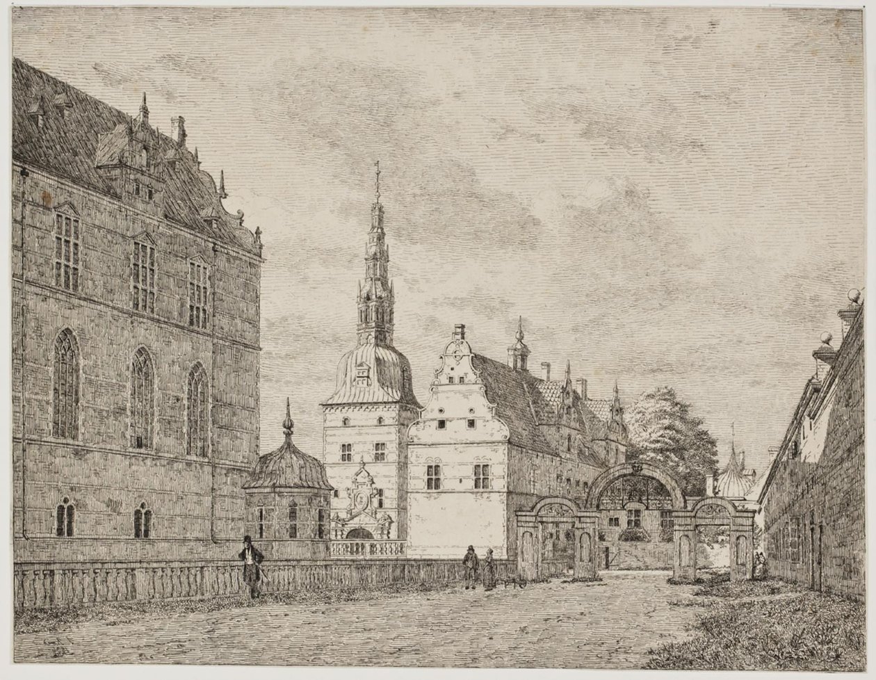 Karussellplatz bei Frederiksborg von Jørgen Roed