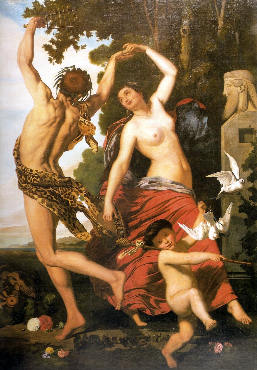 Faun und Bacchantin von Juan Leon Palliere