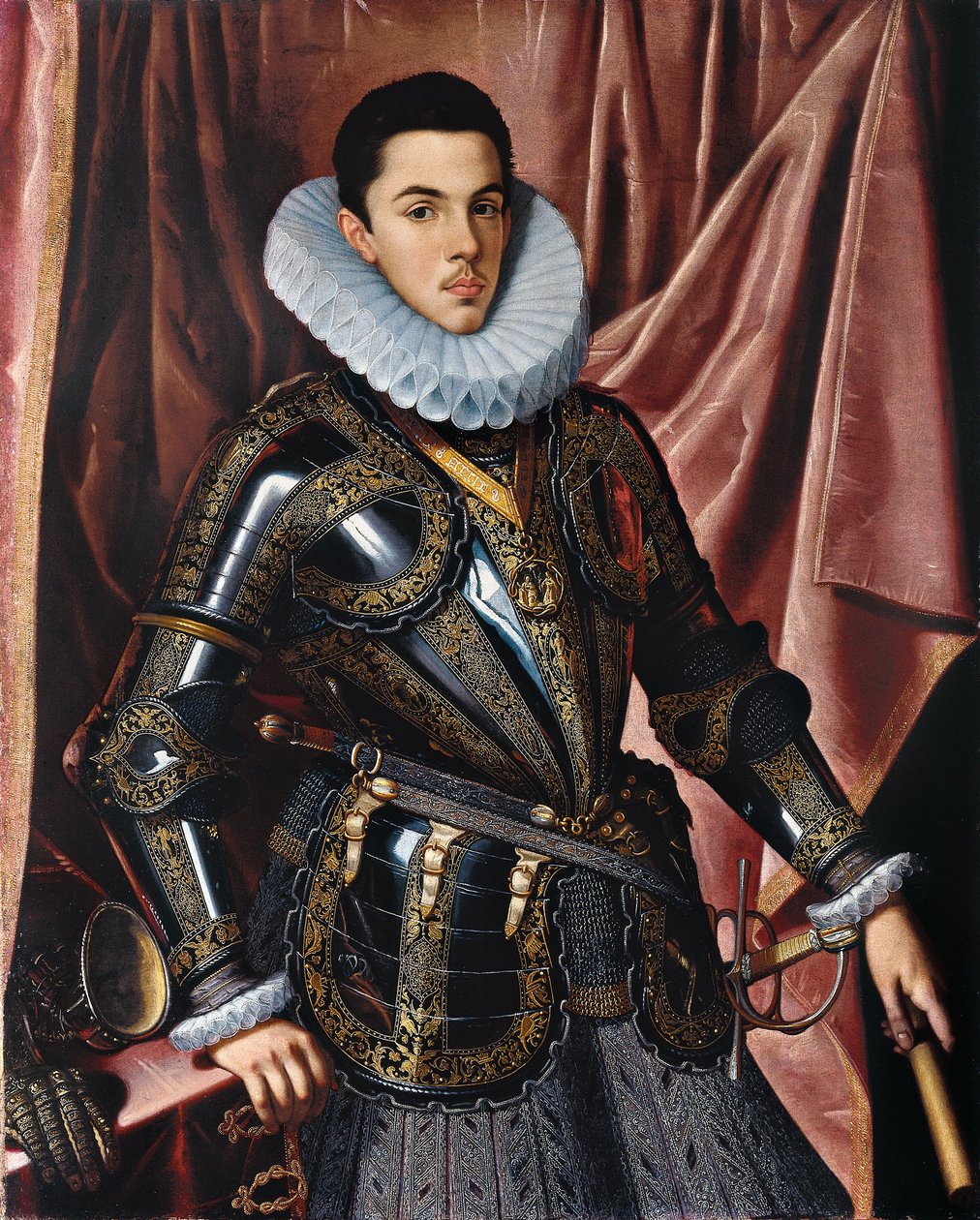 Porträt von Prinz Philipp Emanuel von Savoyen von Juan Pantoja la de Cruz