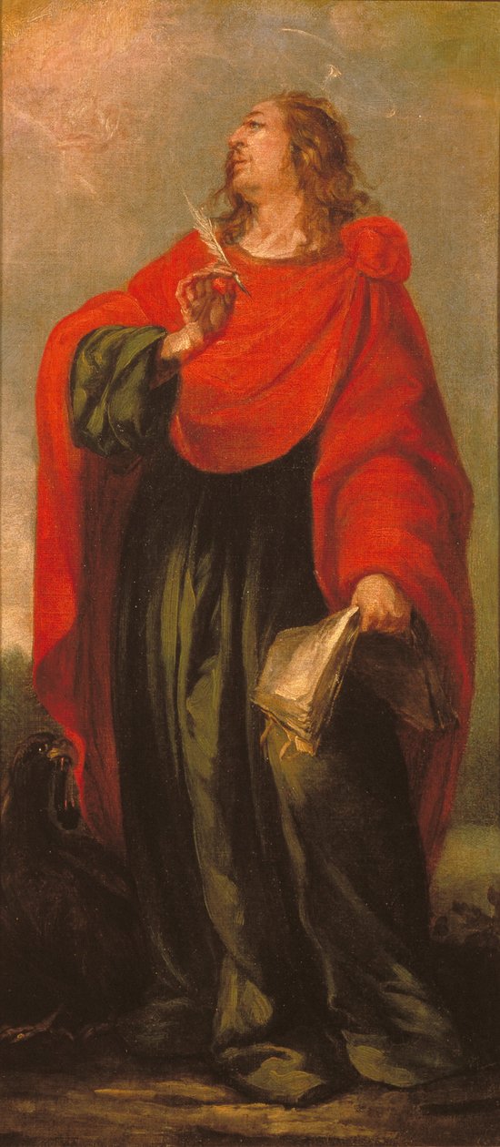 Heiliger Johannes der Evangelist von Juan Valdés de Leal