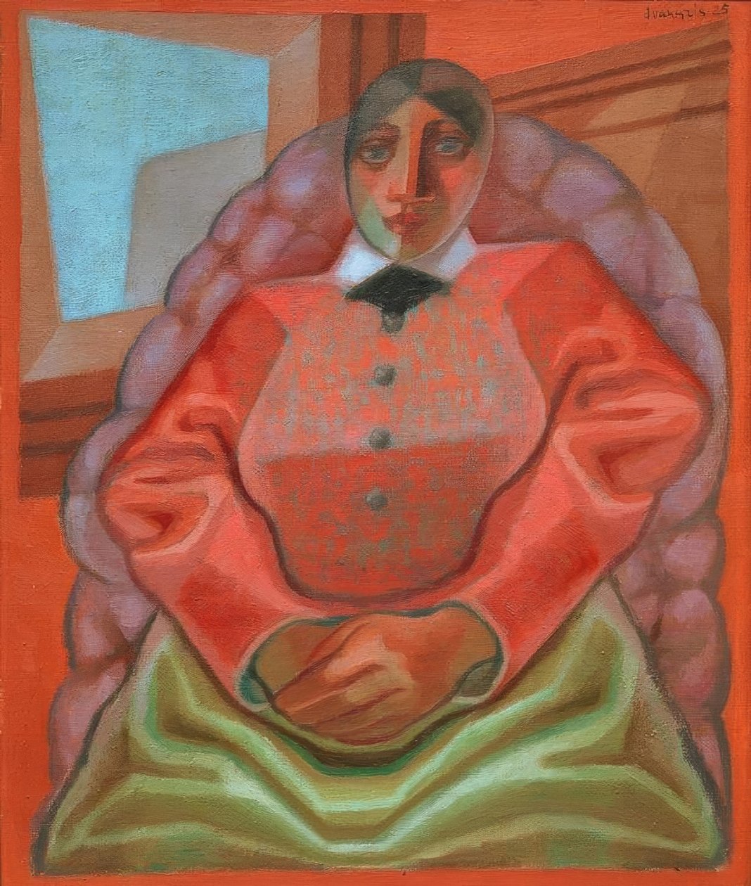 Frau im Sessel von Juan Gris