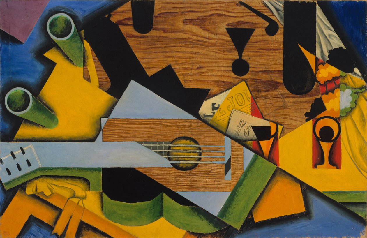 Stillleben mit Gitarre von Juan Gris