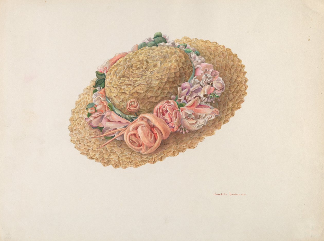 Hut, um 1941 von Juanita Donahoo