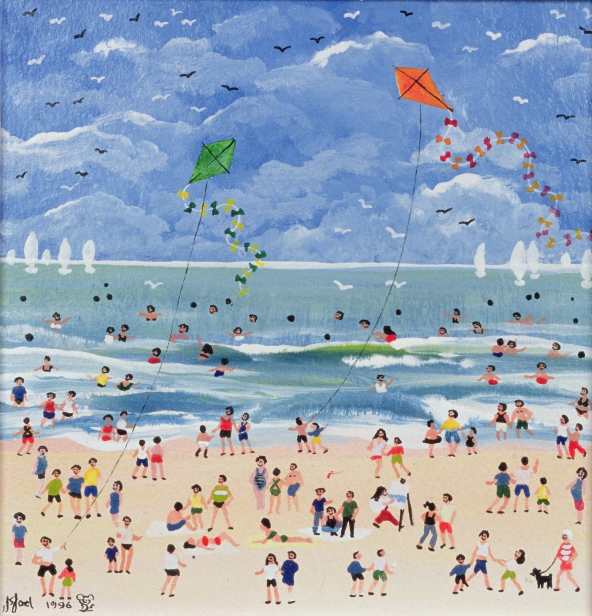 Ein Strand in Cornwall von Judy Joel