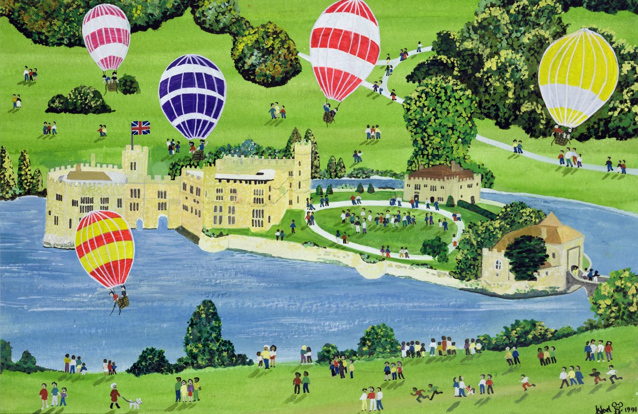 Ballonfahren am Leeds Castle von Judy Joel