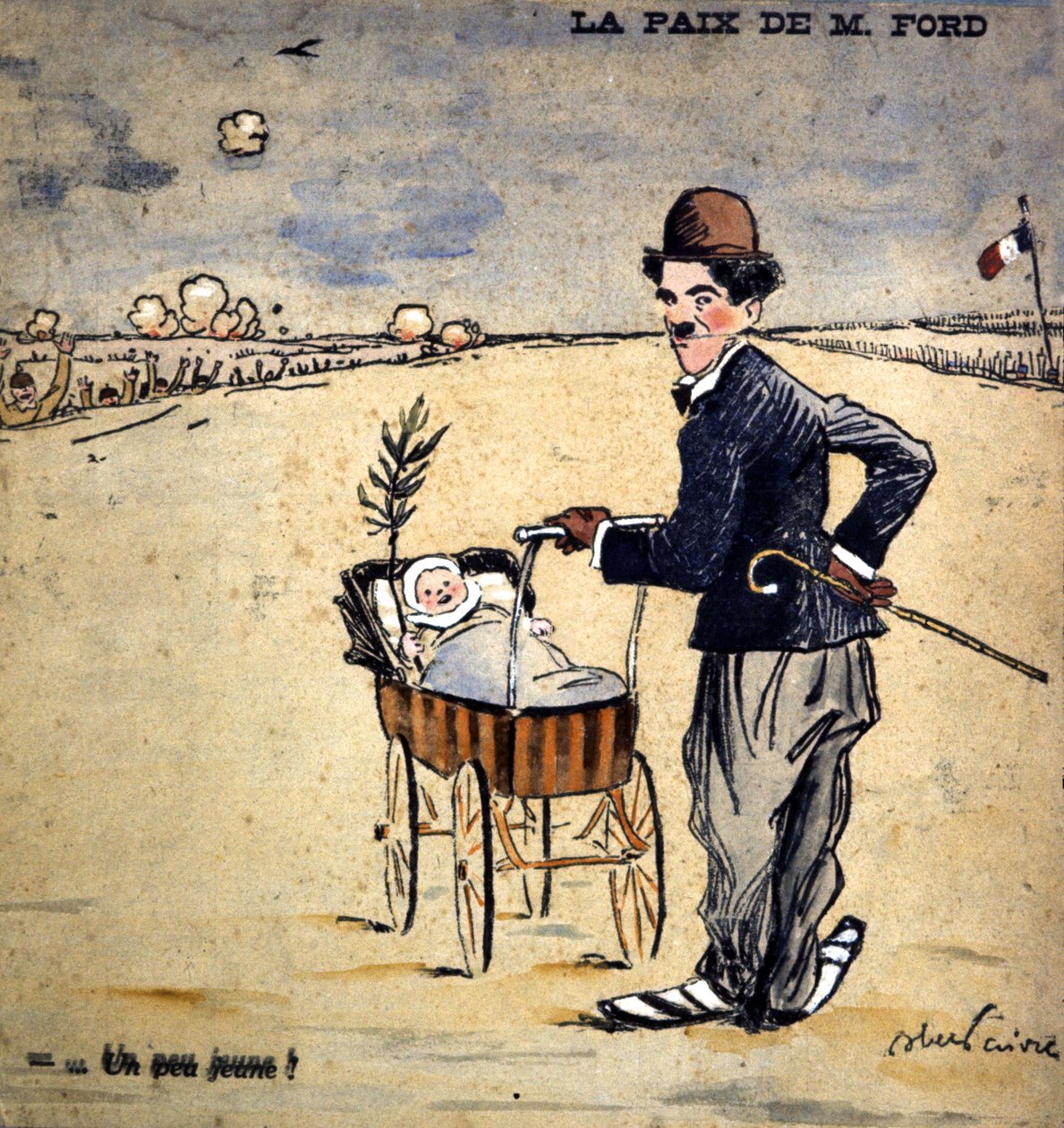 Der Frieden von M. Ford, 1917 von Jules Abel Faivre
