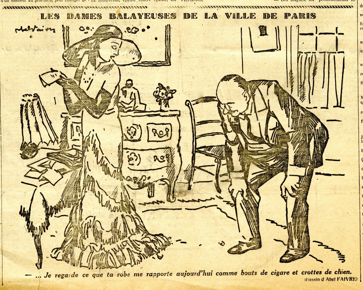 Candide, Satirique en N & B von Jules Abel Faivre