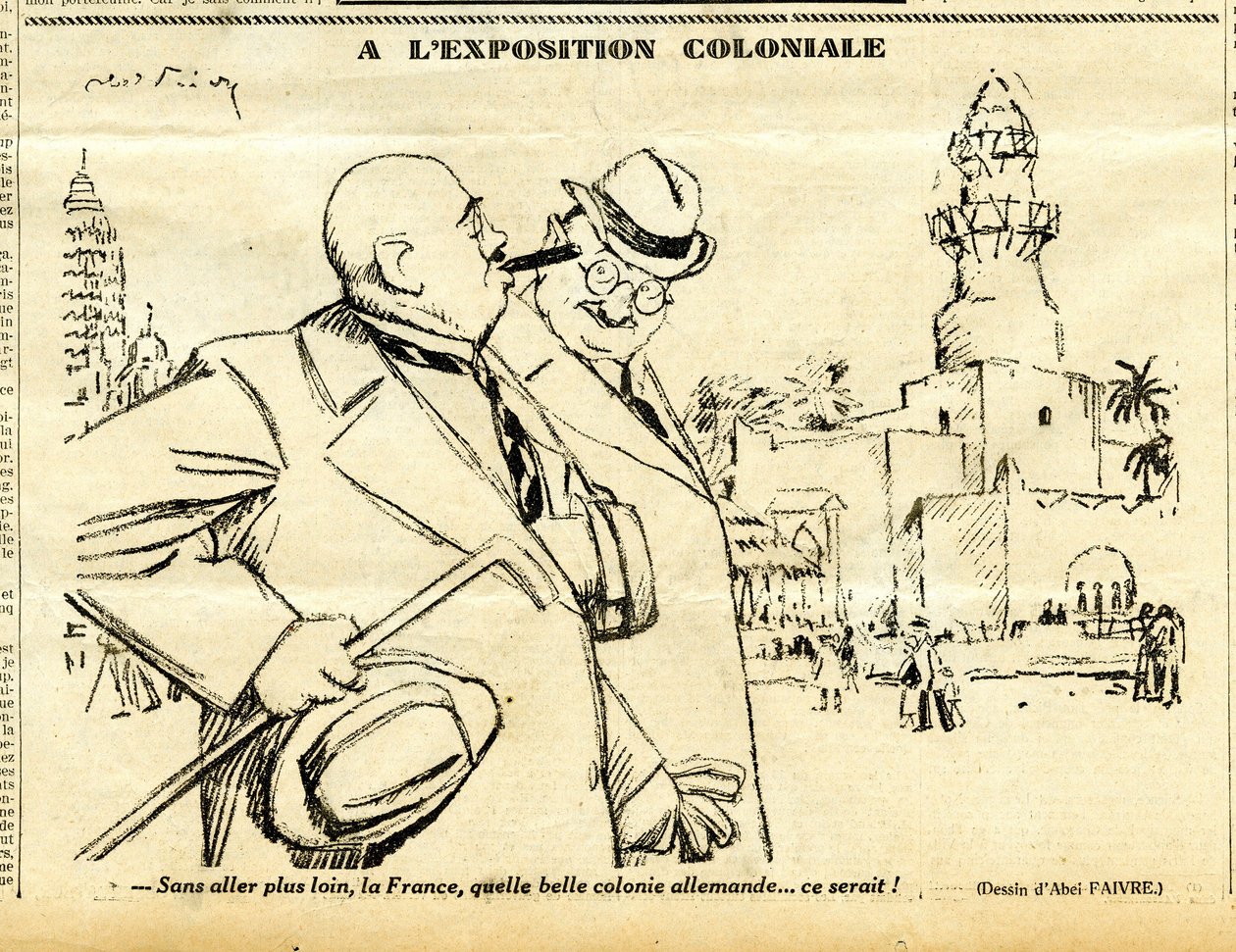 Candide, Satirique en N & B von Jules Abel Faivre