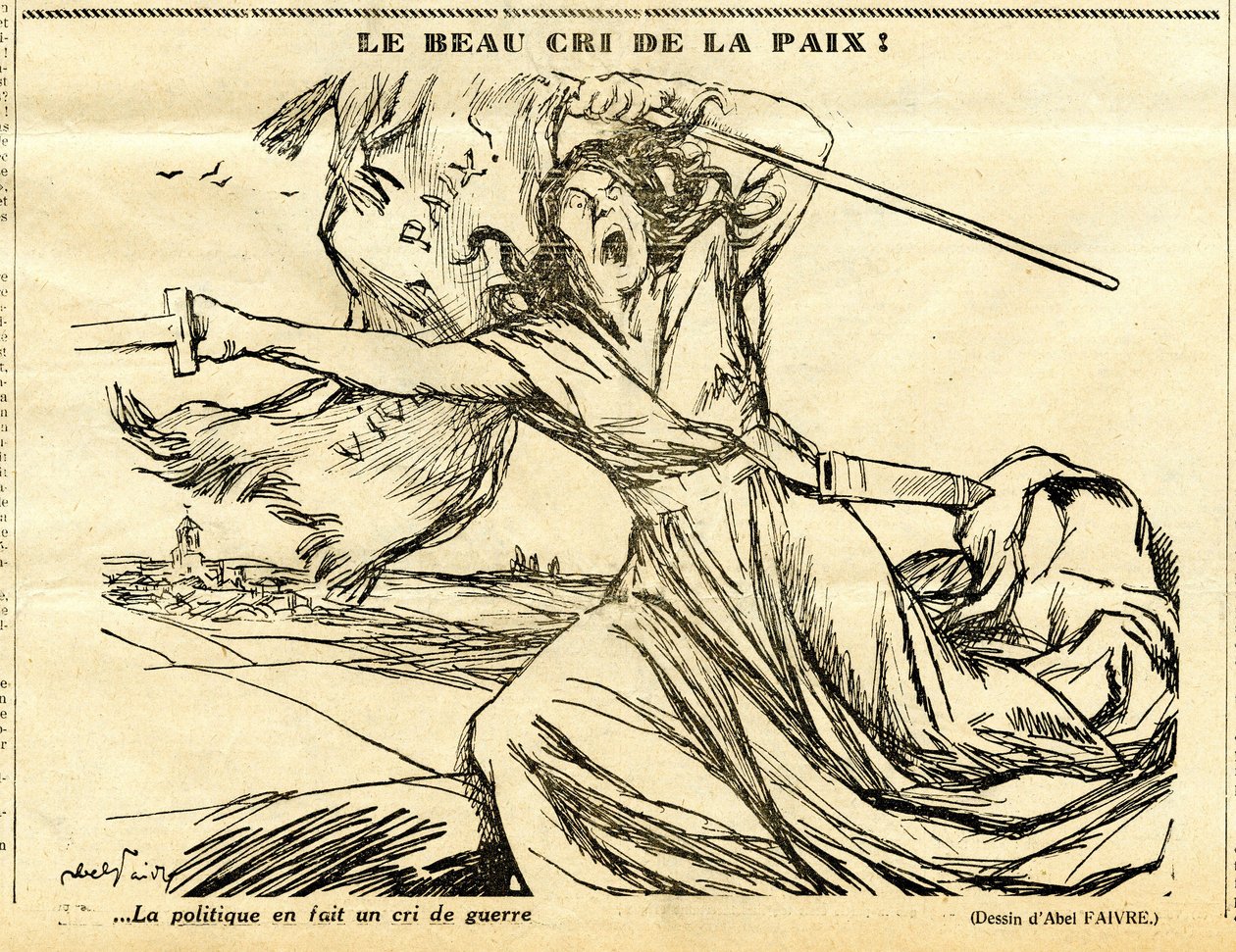 Candide, Satirisch in N & B von Jules Abel Faivre