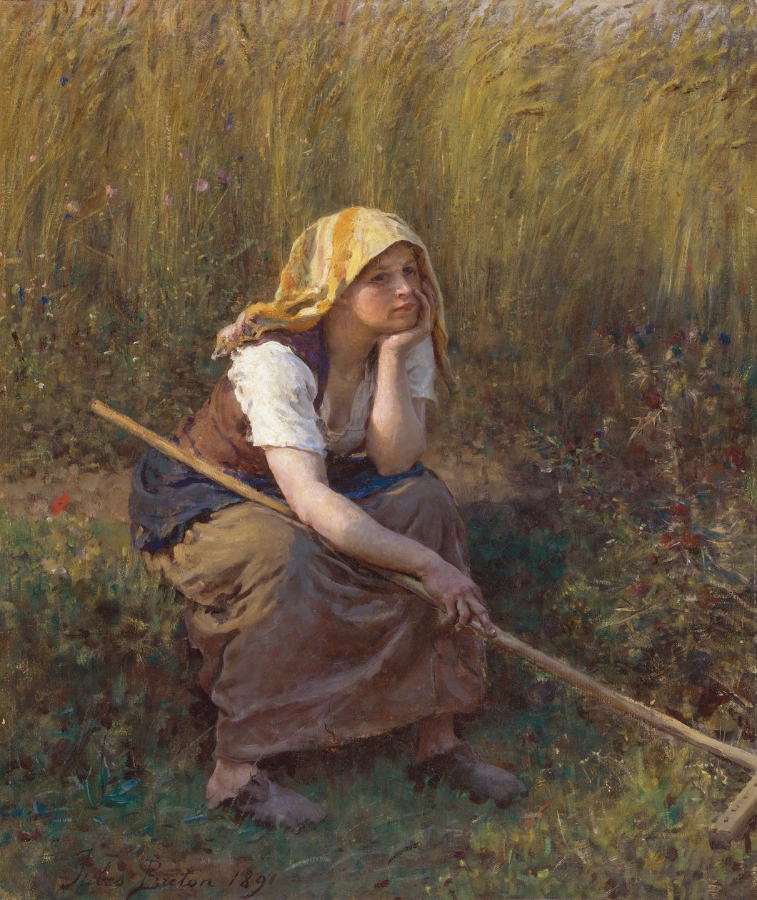 Breton Jules Sommer von Jules Breton