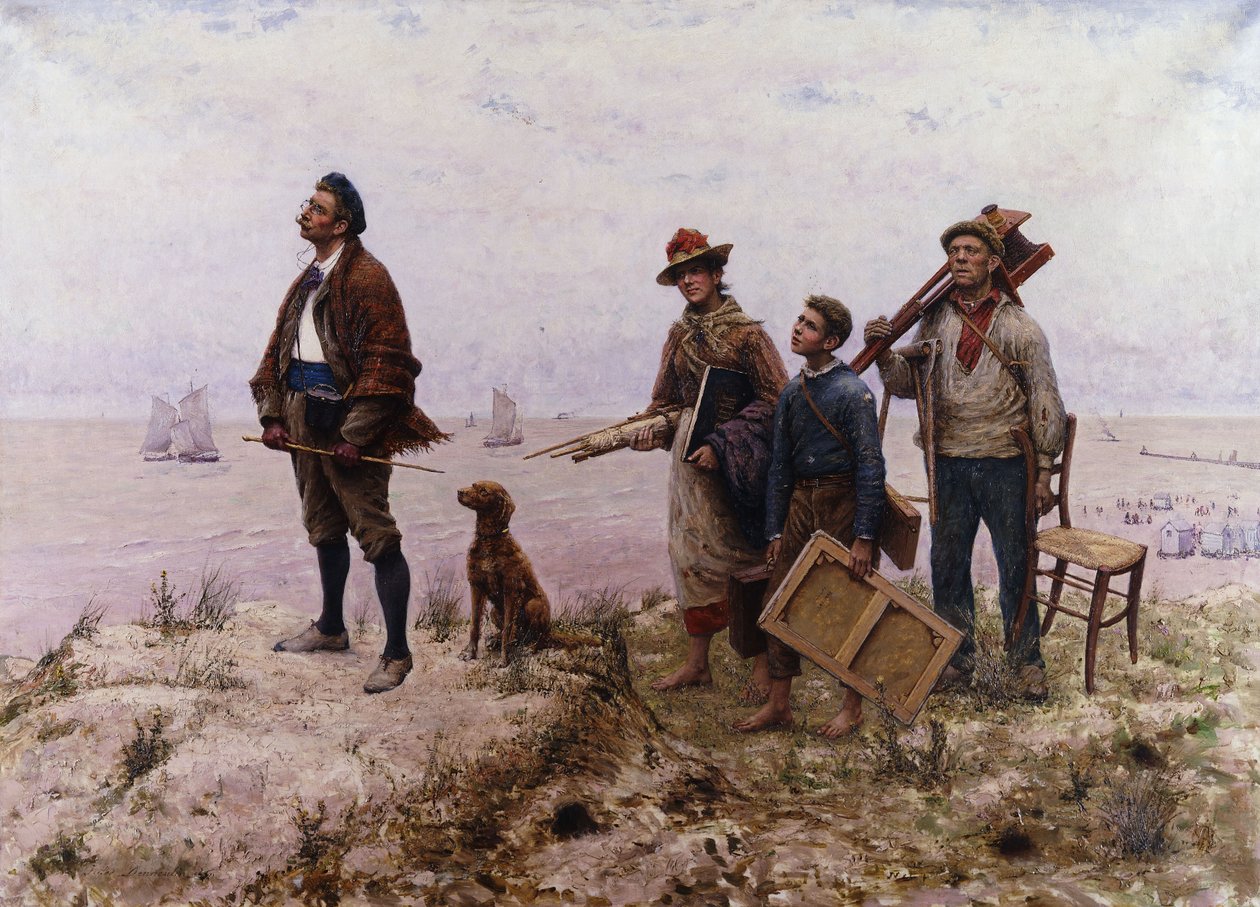 Ein Amateurmaler von Jules Denneulin