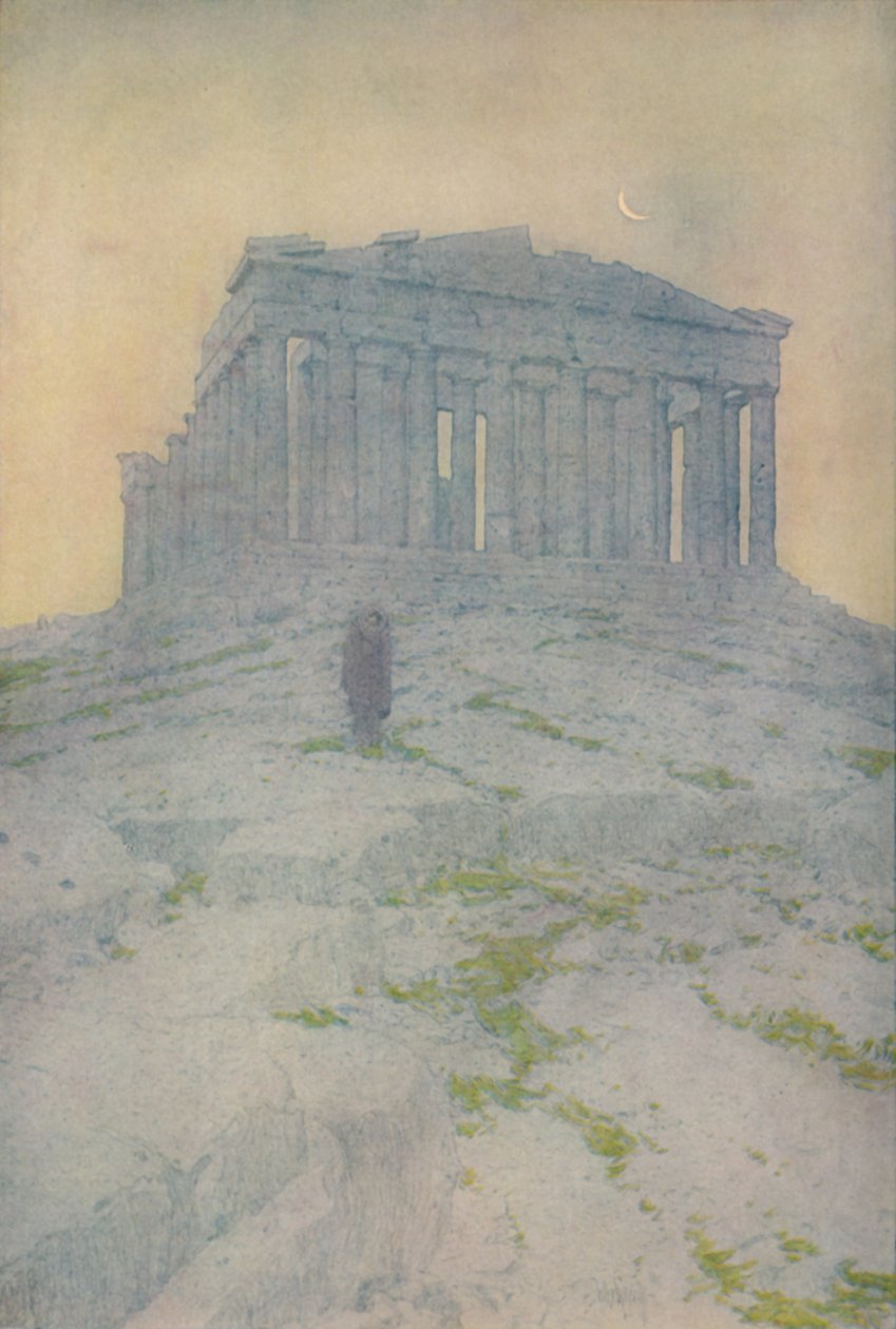 Das Parthenon in Athen, 1913 von Jules Guerin