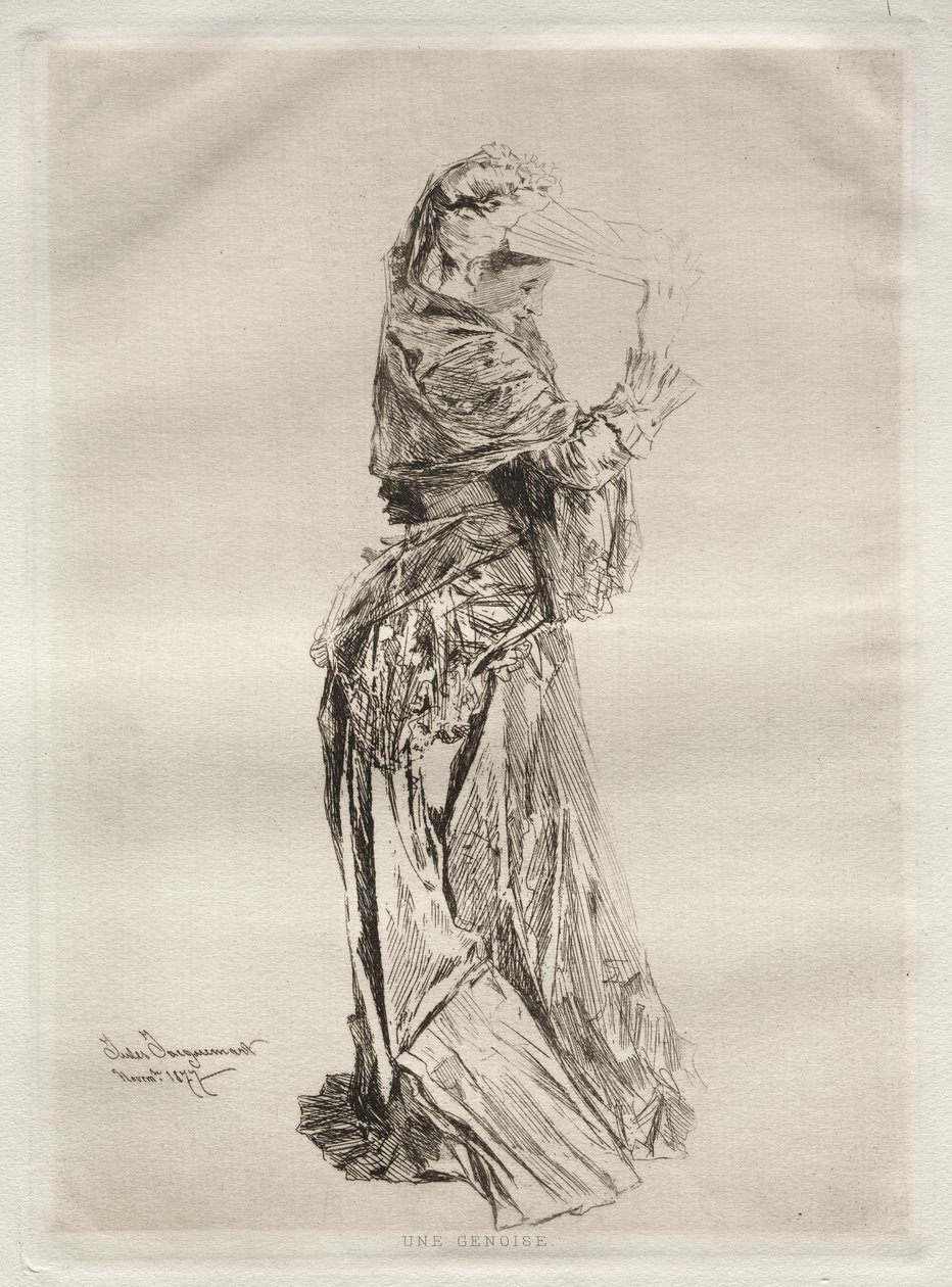 Eine Genueserin von Jules Jacquemart