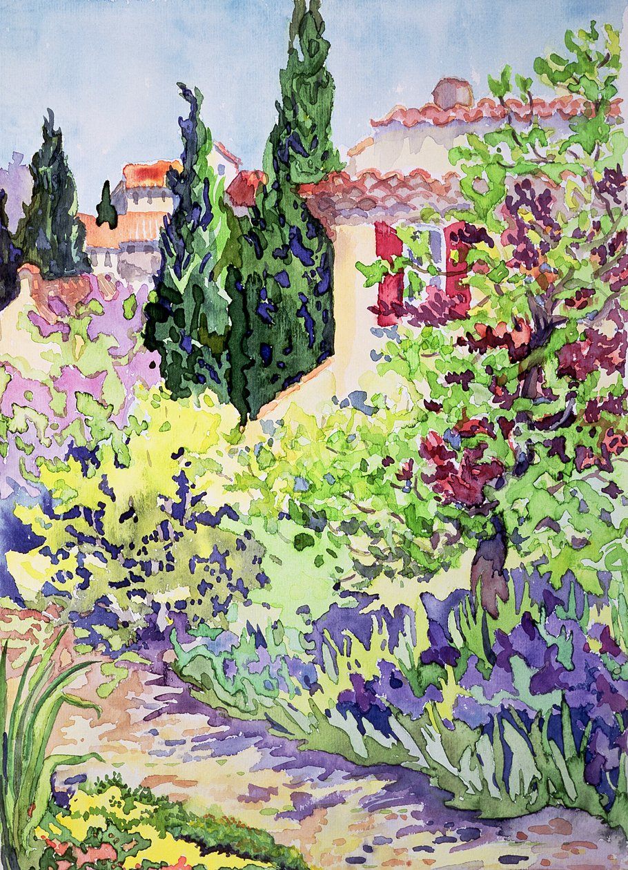 Garten in Vaison von Julia Gibson
