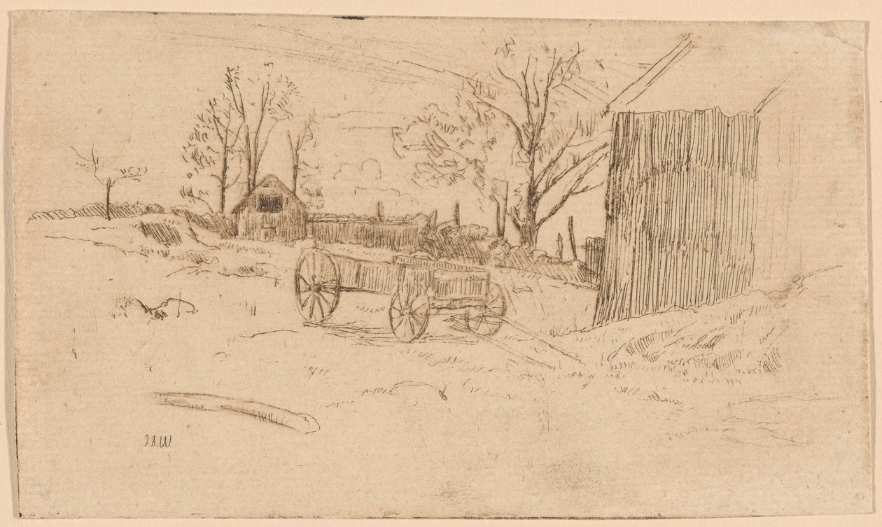 Roscoes Scheune von Julian Alden Weir