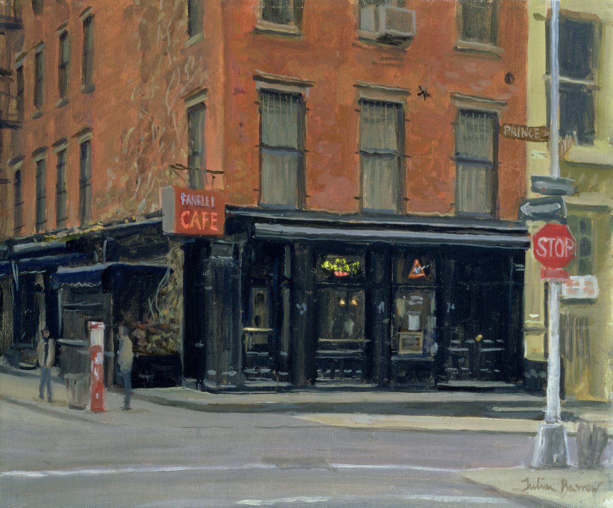 Fanellis Bar, New York, 1996 von Julian Barrow