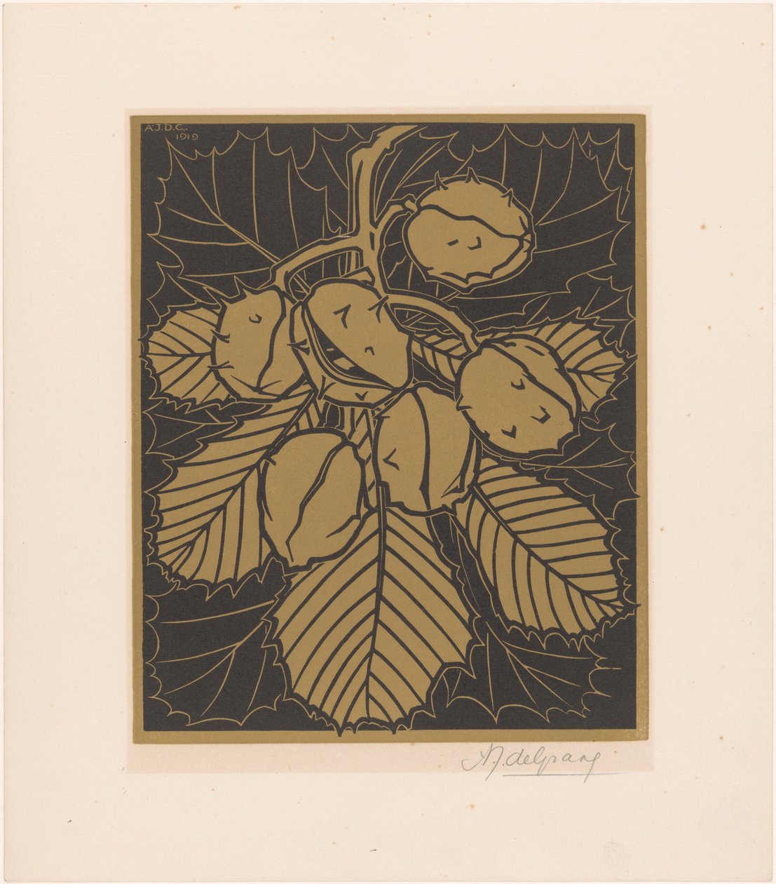 Kastanienzweig von Julie de Graag (signed by artist)