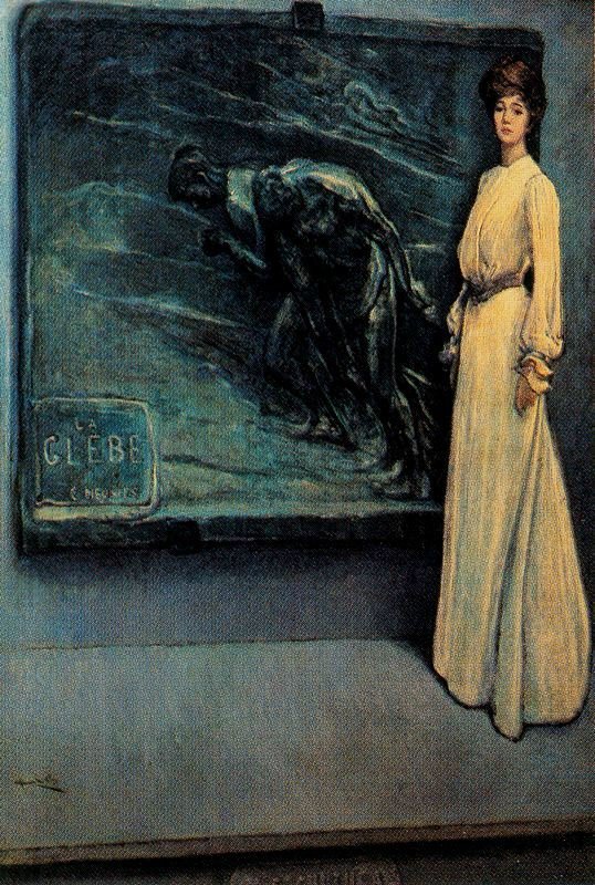 Die Skulptur von Julio Romero de Torres
