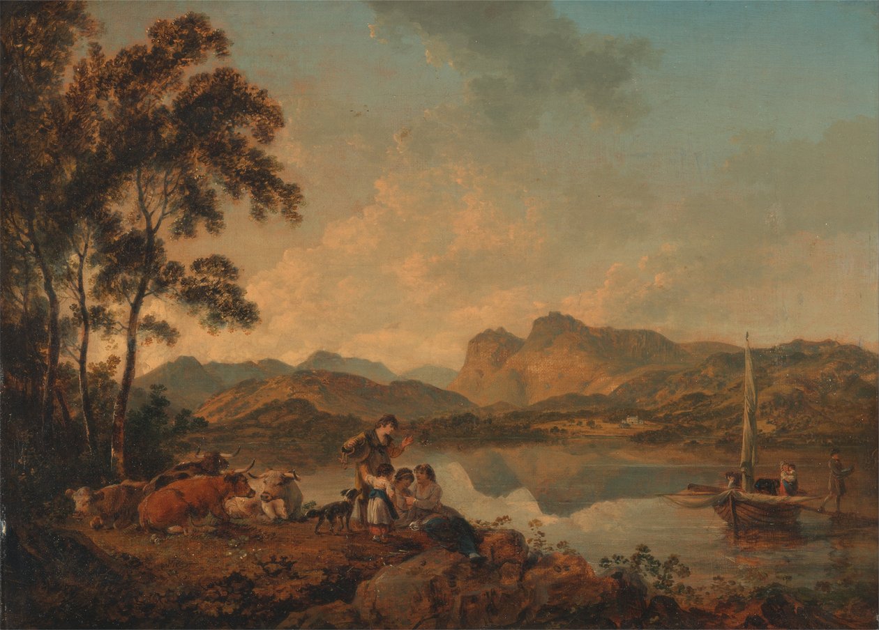Langdale Pikes von Lowood von Julius Caesar Ibbetson