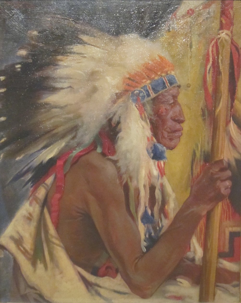 Taos Kriegshäuptling von Julius C. Rolshoven