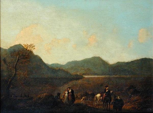 Martindale Fähre, Ullswater von Julius Caesar Ibbetson