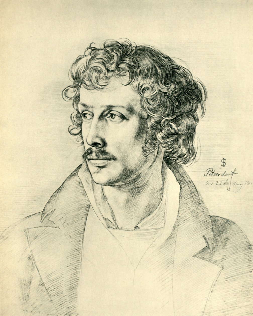 Friedrich Olivier, 1816 von Julius Schnorr von Carolsfeld