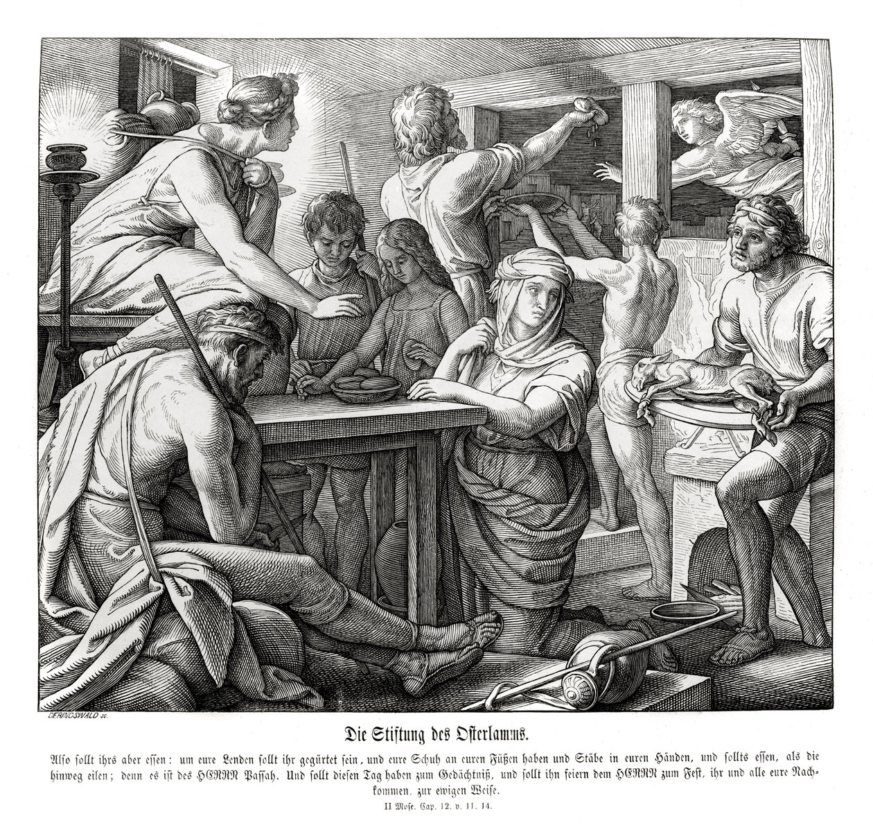 Passah, Exodus von Julius Schnorr von Carolsfeld