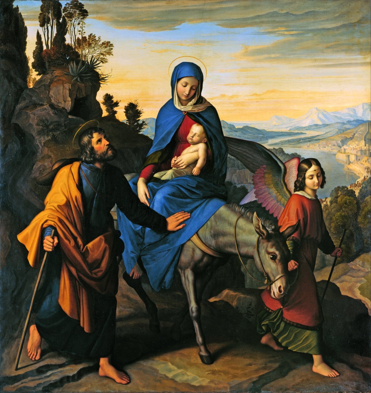 Die Flucht nach Ägypten von Julius Schnorr von Carolsfeld