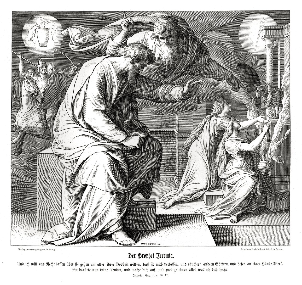 Der Prophet Jeremia von Julius Schnorr von Carolsfeld