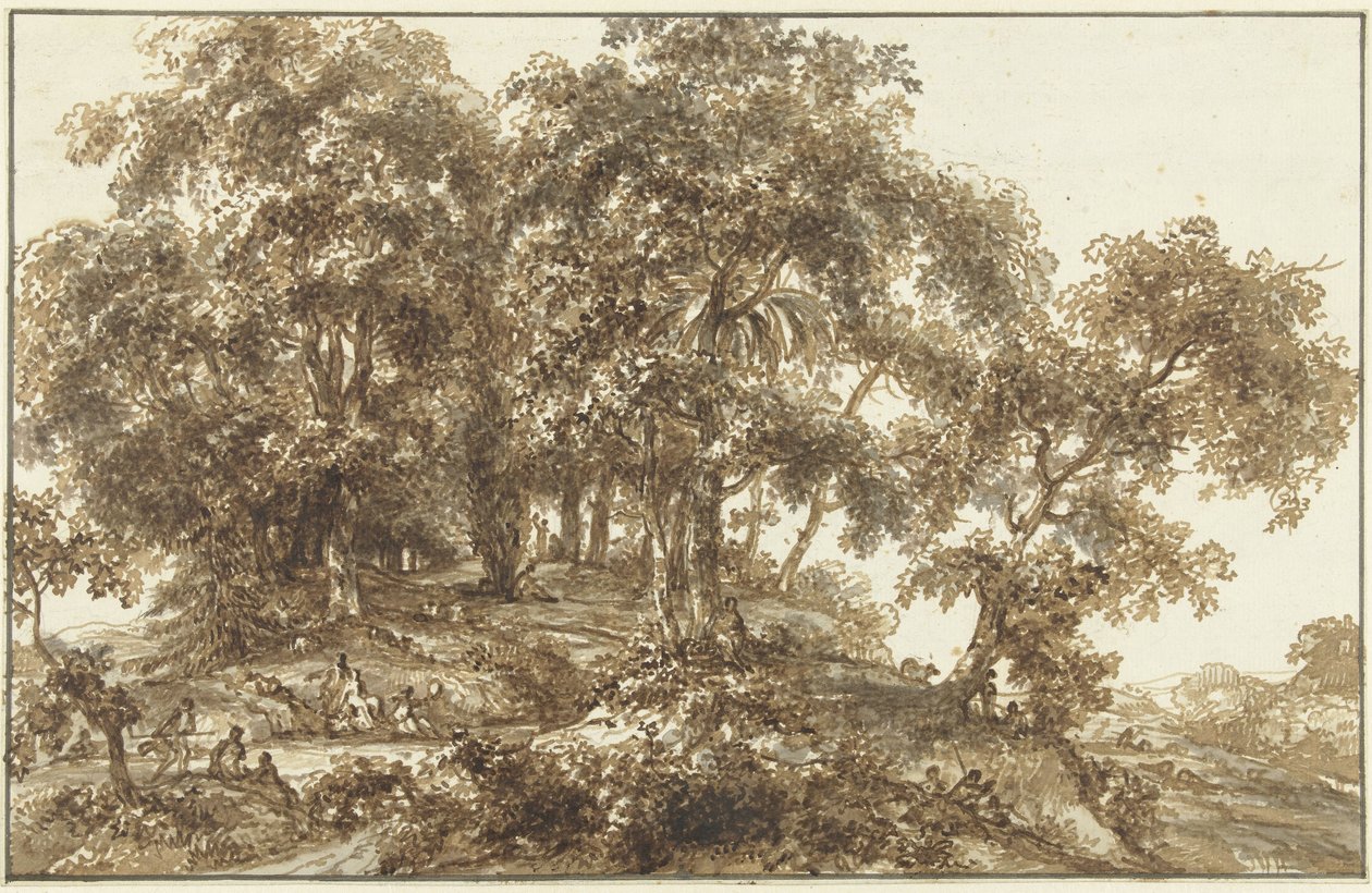 Landschaft mit Baumgruppe von Jurriaan Andriessen