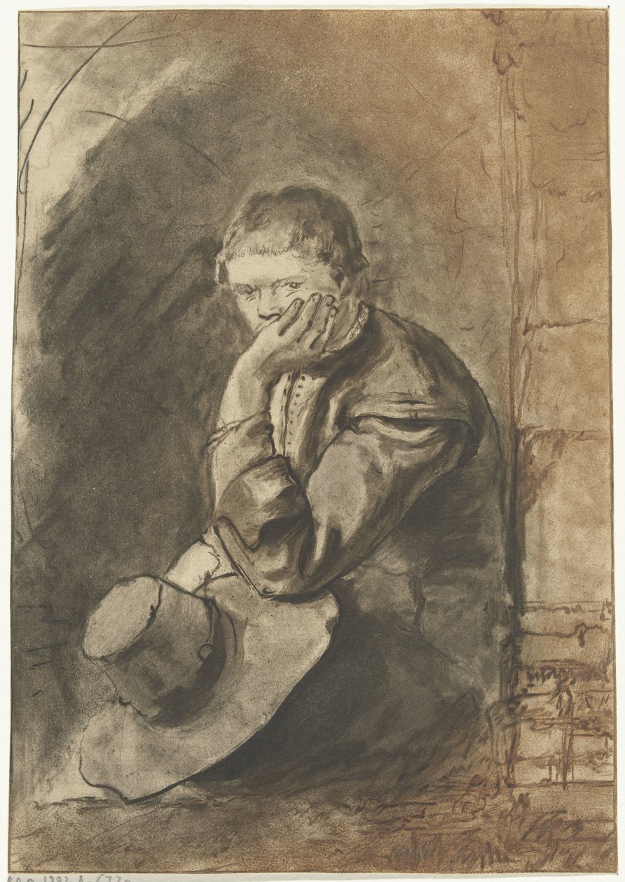 Sitzender Mann von Jurriaan Cootwijck