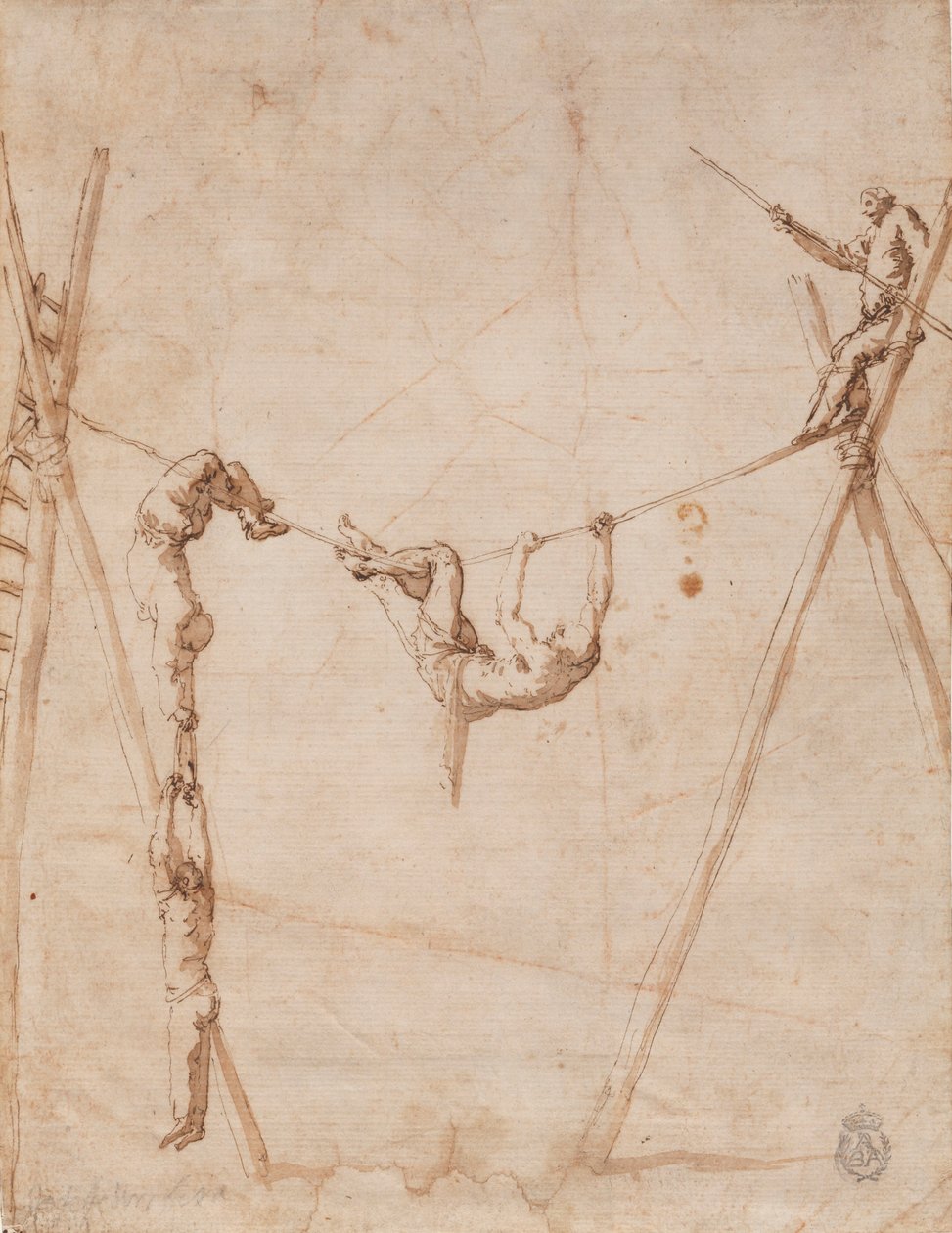 Akrobaten auf dem Seil von Jusepe de Ribera