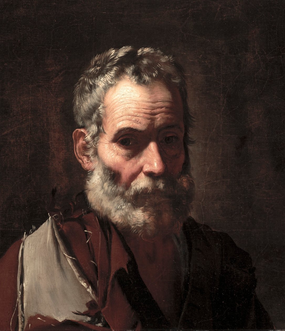 Ein alter Mann von Jusepe de Ribera