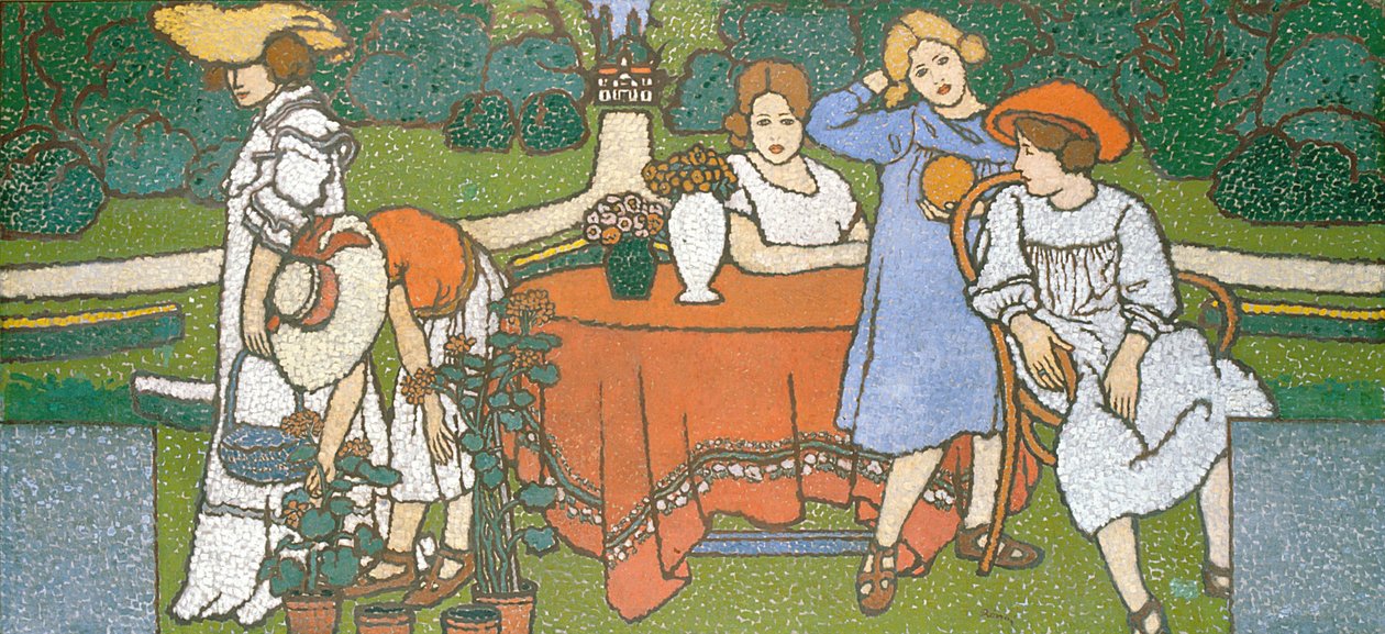 Tafelbild für die Schiffer Villa von József Rippl Rónai