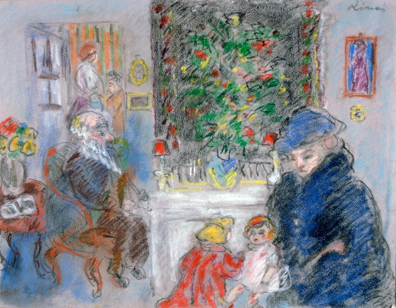 Weihnachten, um 1881-1927 von József Rippl Rónai
