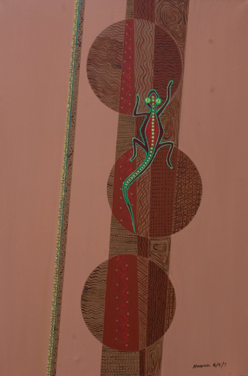 Aborigines-Eidechse von Kaaria Mucherera