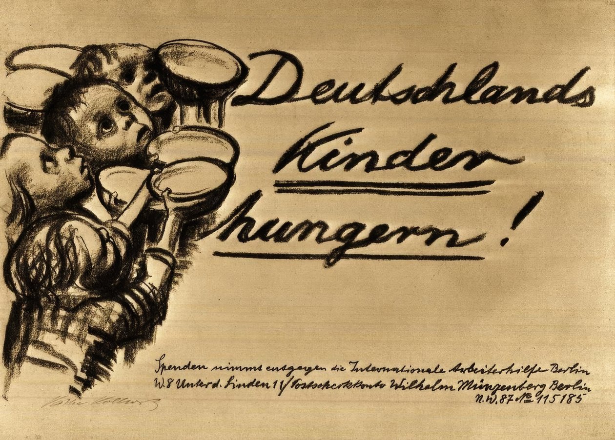 Deutschlands Kinder hungern von Käthe Kollwitz