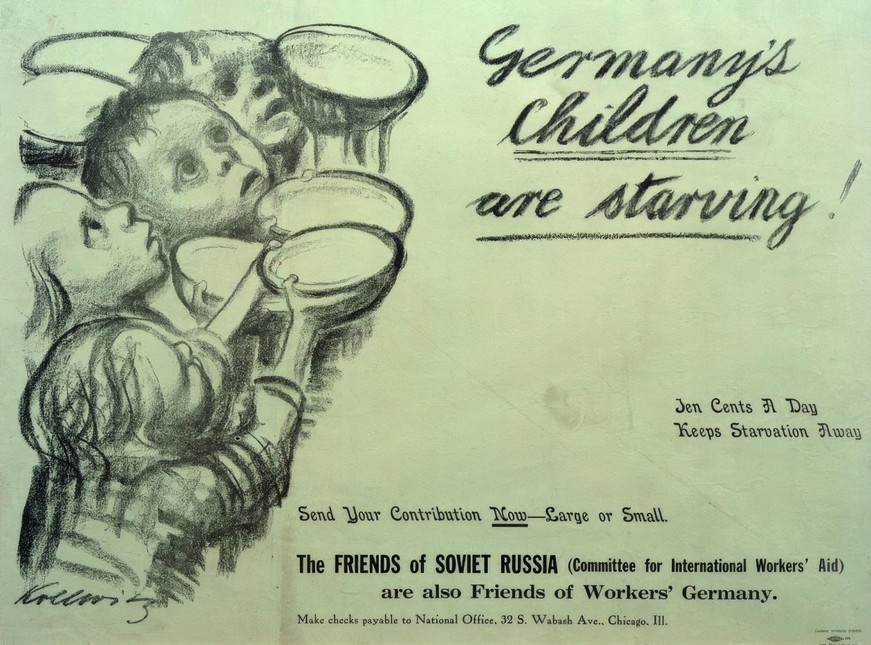 K. Kollwitz, Deutschlands Kinder hungern von Käthe Kollwitz