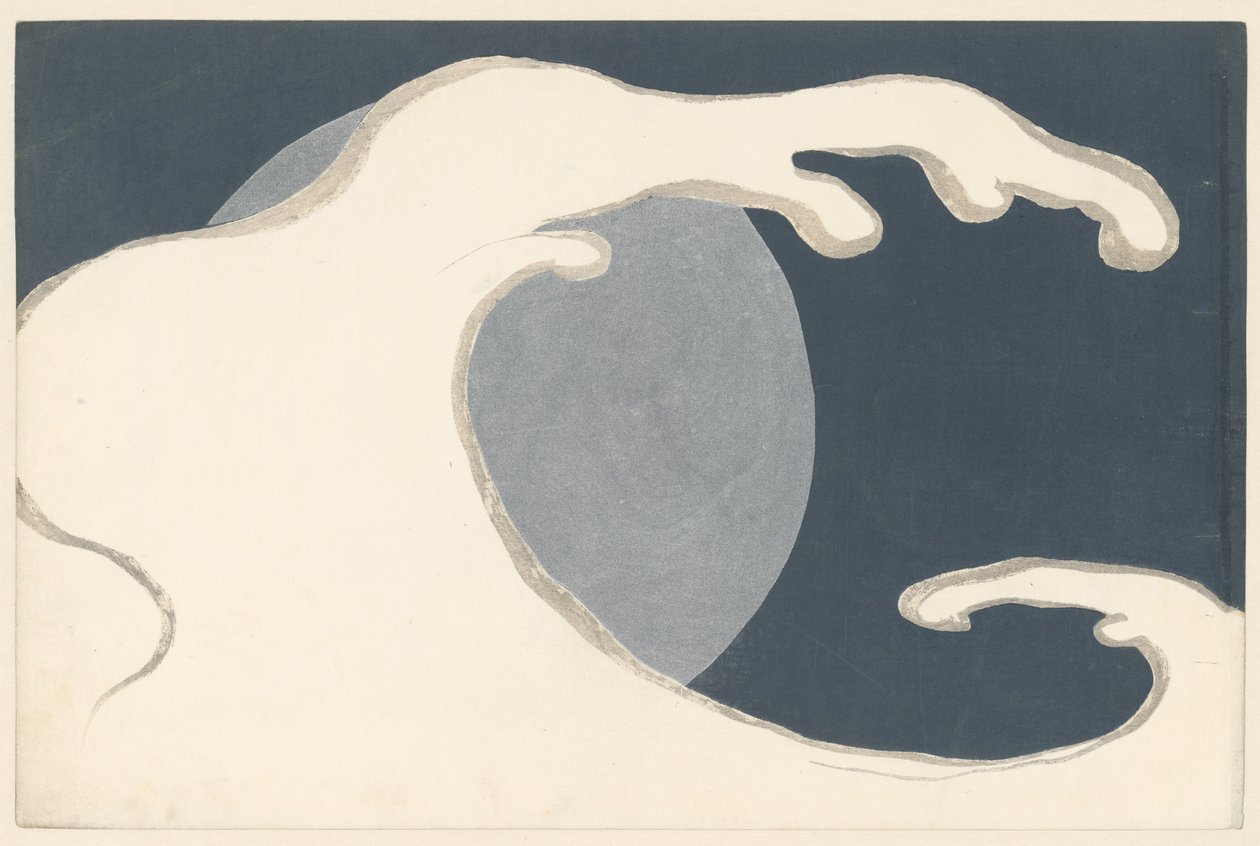 Große Welle, 1909 (Holzschnitt) von Kamisaka Sekka