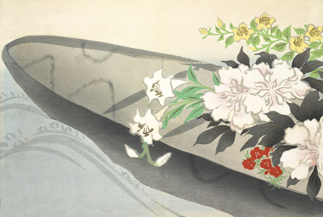 Hana-Bune, aus Momoyo-gusa von Kamisaka Sekka