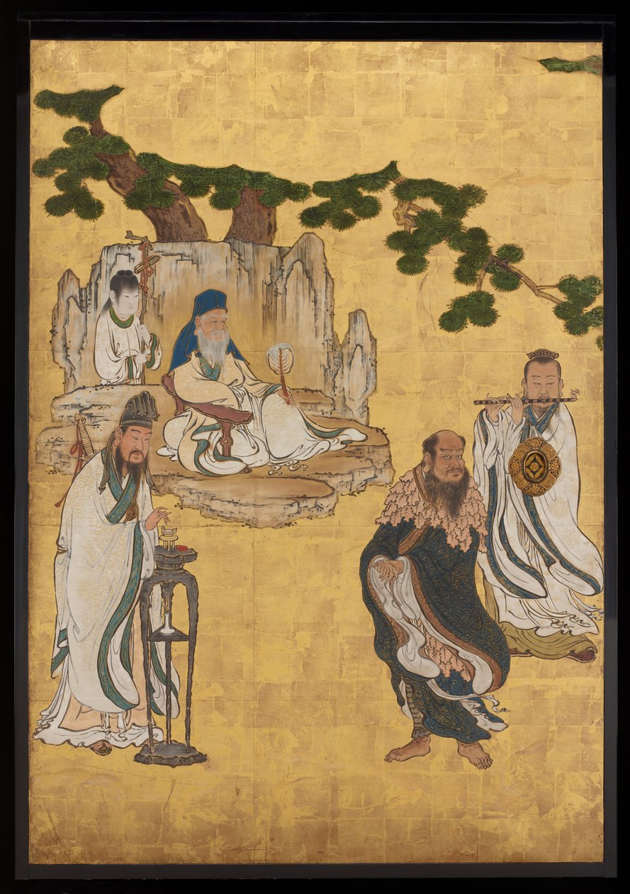 Taoistische Unsterbliche, ca. 1647 von Kano Sansetsu