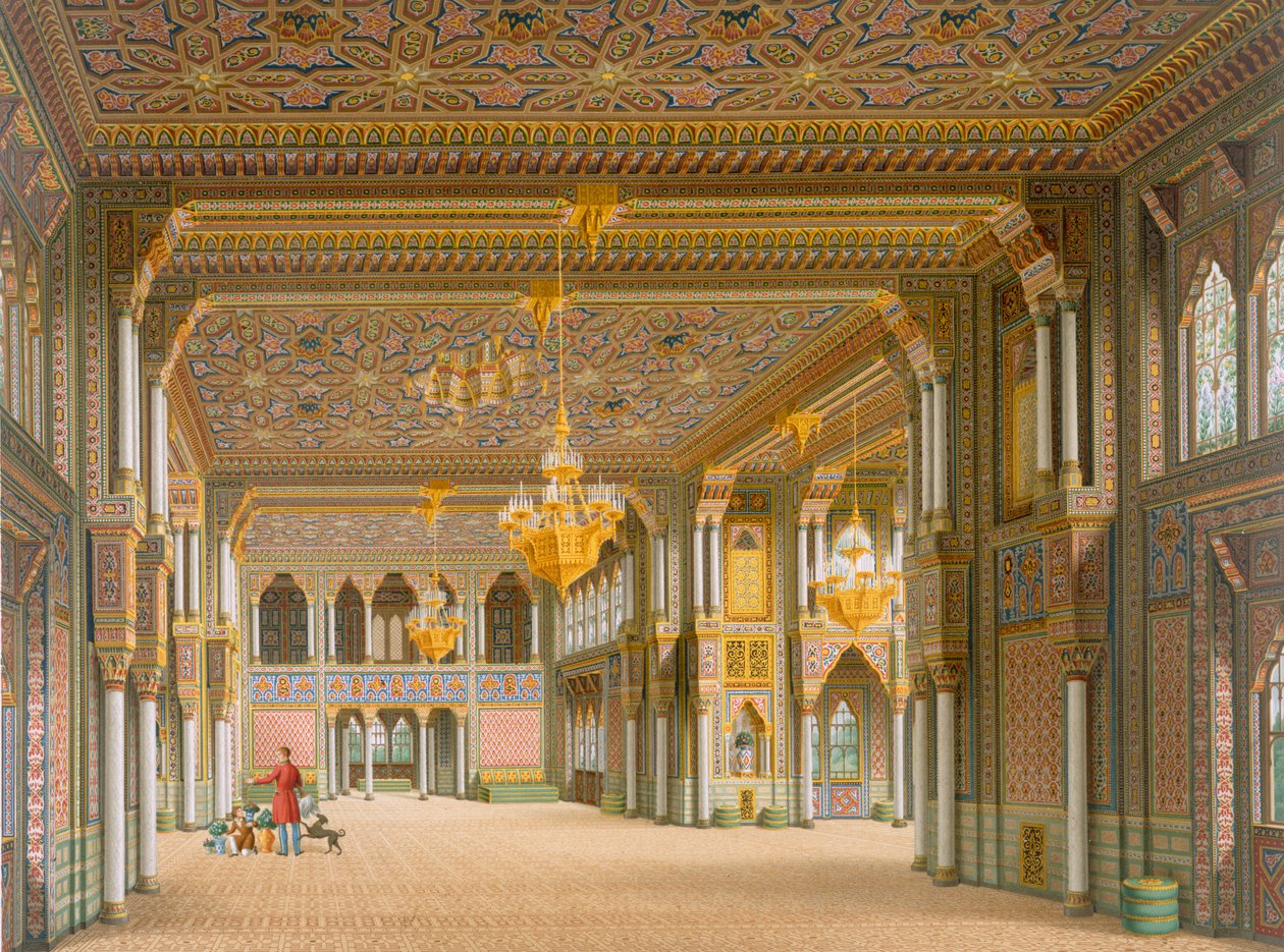 Entwurf für das Innere von Wilhelma von Karl Ludwig Wilhelm Zanth