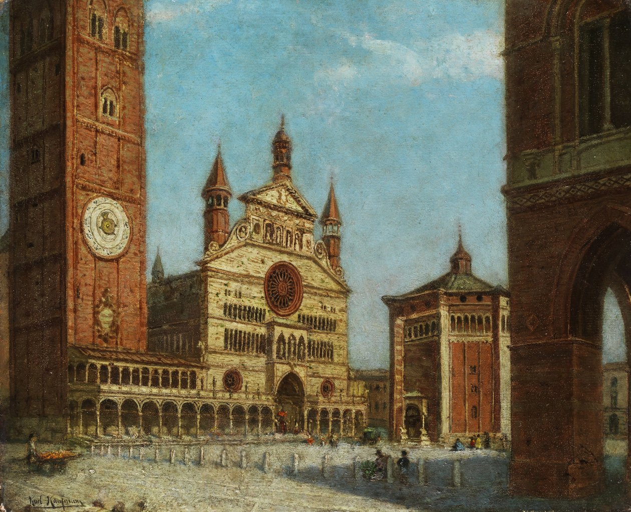Ansicht von Cremona von Karl Kaufmann