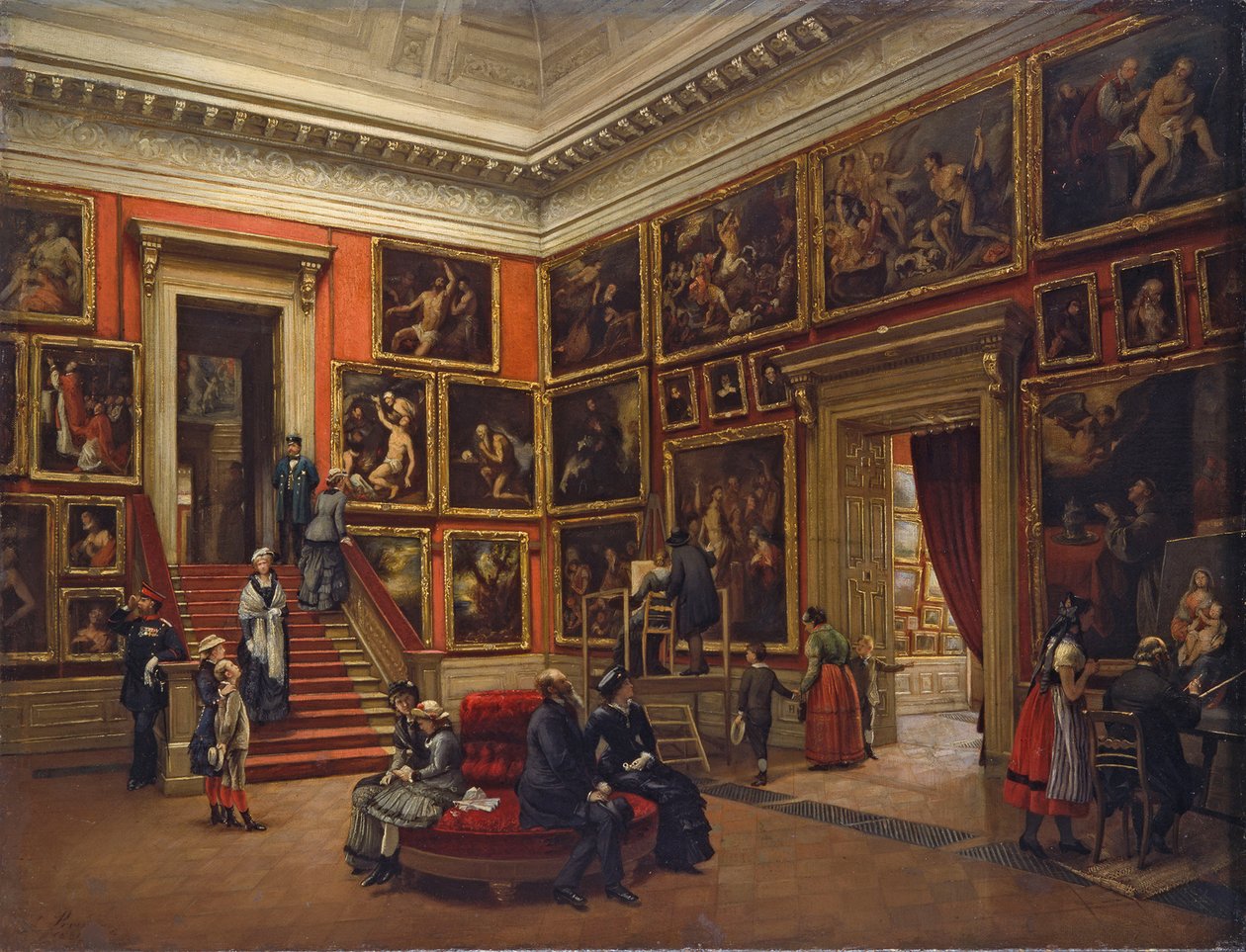 In der Dresdner Galerie von Karl Louis Preusser